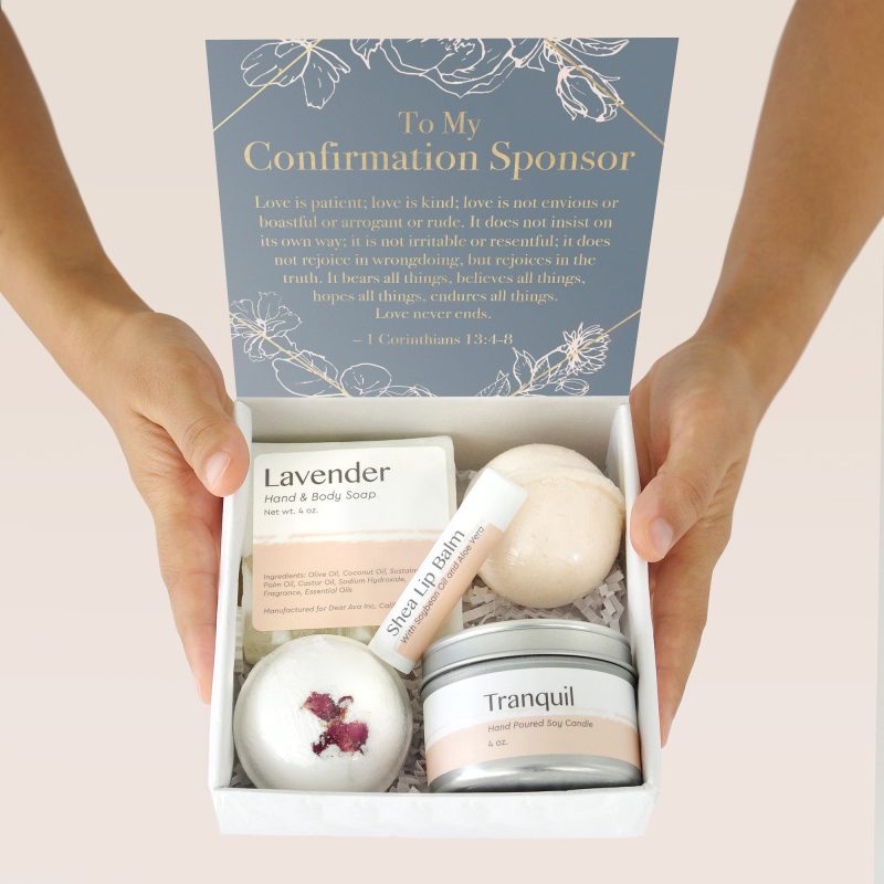 confirmation sponsor spa gift box 304985