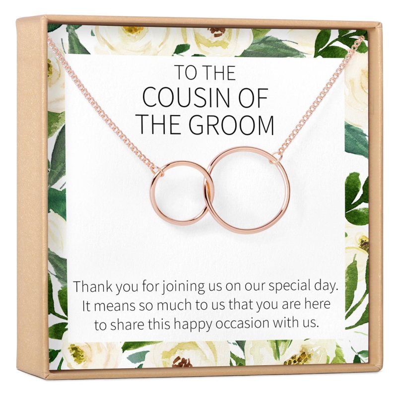 Cousin of the Groom Necklace - Dear Ava