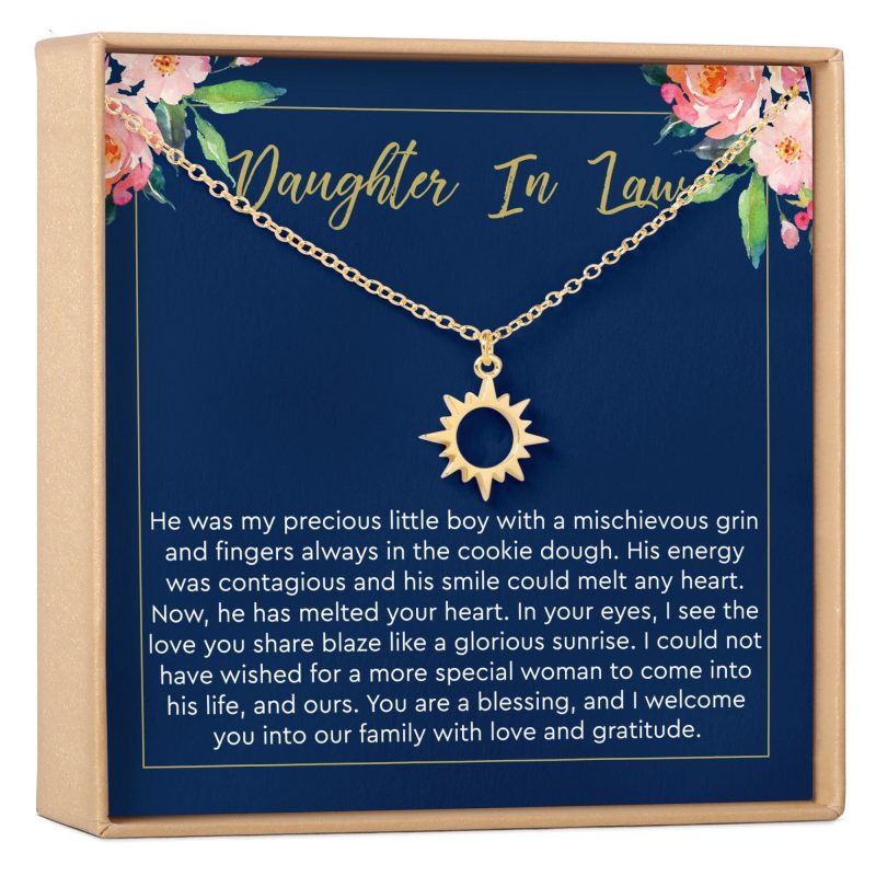 daughter in law sun pendant necklace 992042