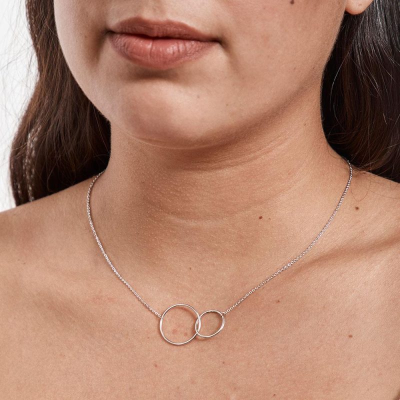 daughter interlocking circles necklace 266531