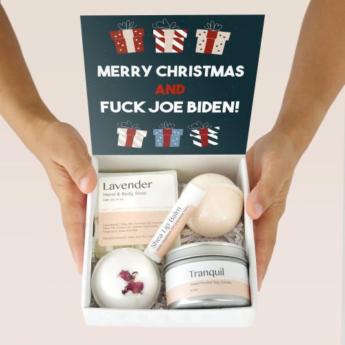 funny christmas spa gift box 140734