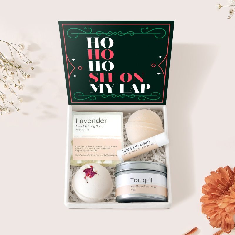 funny christmas spa gift box 141511