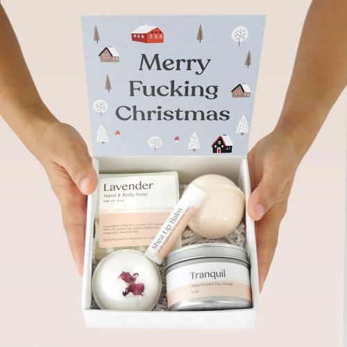 funny christmas spa gift box 285279