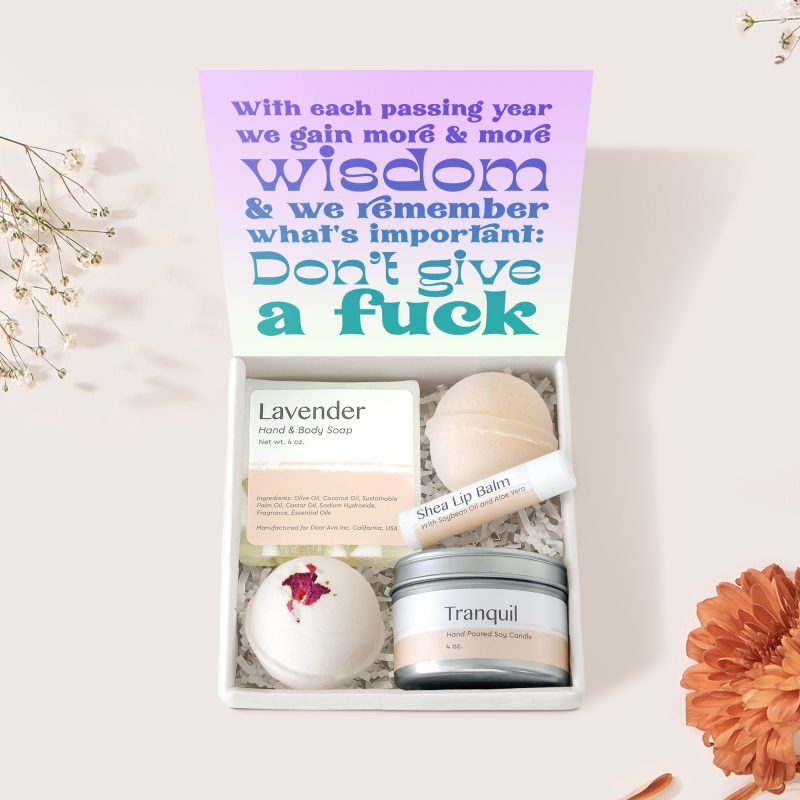 funny gift for her spa gift box 396617