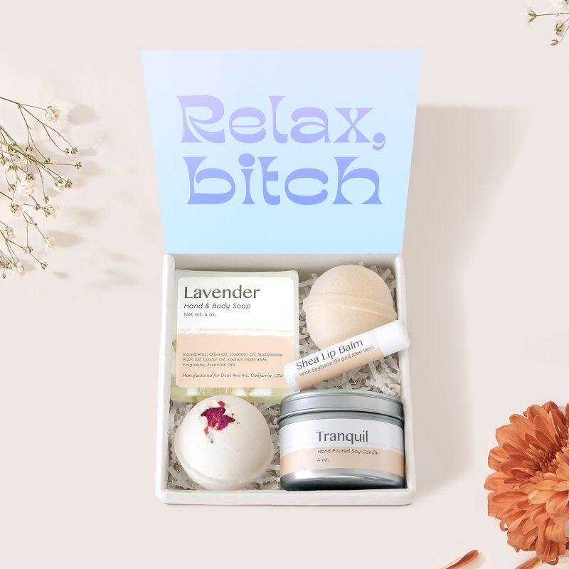 funny gift for her spa gift box 539858