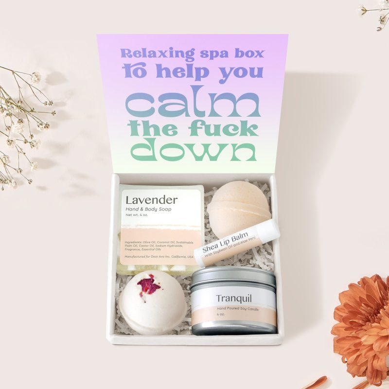 funny gift for her spa gift box 632955