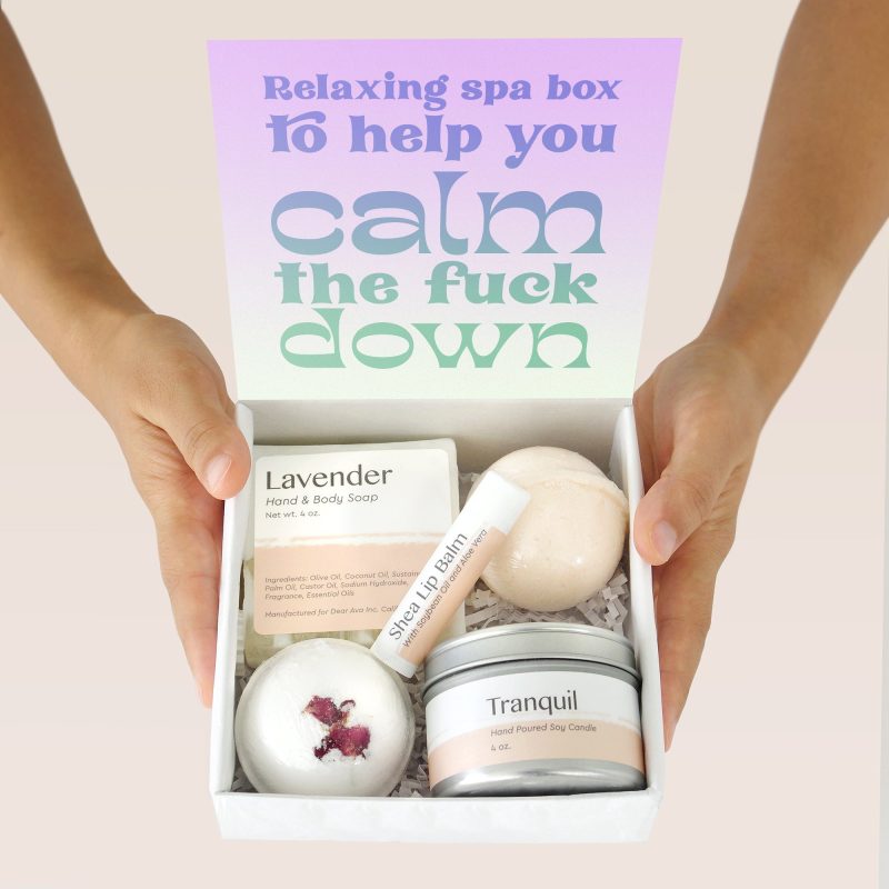 funny gift for her spa gift box 817936