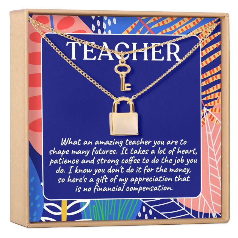 Funny Teacher Necklace, Multiple Styles Jewelry - Dear Ava