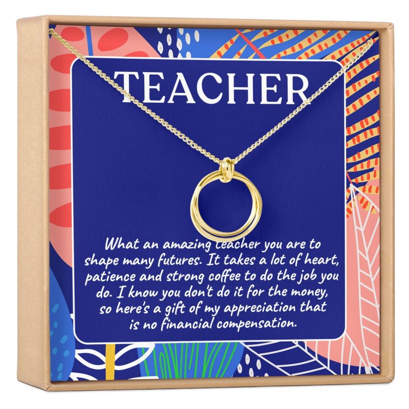 Funny Teacher Necklace, Multiple Styles Jewelry - Dear Ava