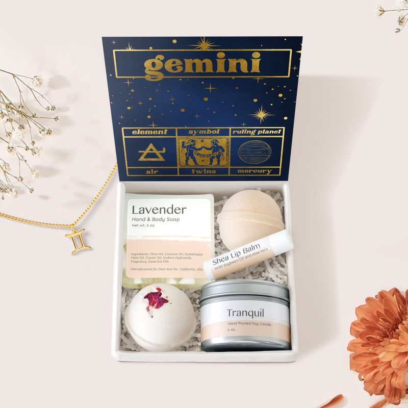 Gemini Zodiac Gift Box Set - Dear Ava