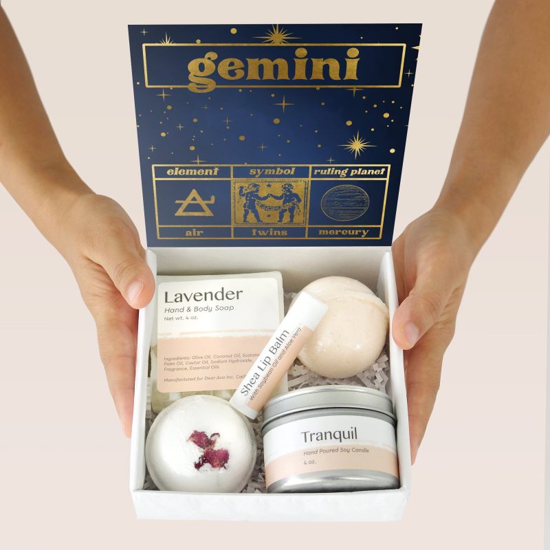 gemini zodiac gift box set 717789