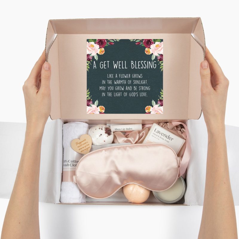 get well soon self care luxury spa gift box 815052