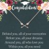 Graduation Double Intersecting Arrows Necklace - Dear Ava