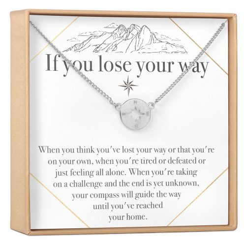 If You Lose Your Way Necklace - Dear Ava