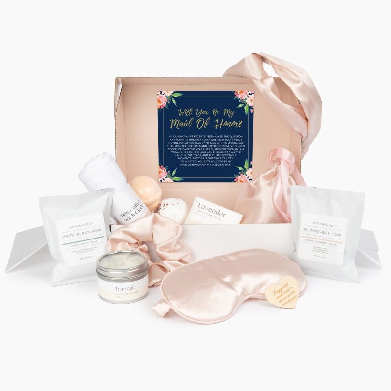 indulgent luxury spa gift box for maid of honor 897213