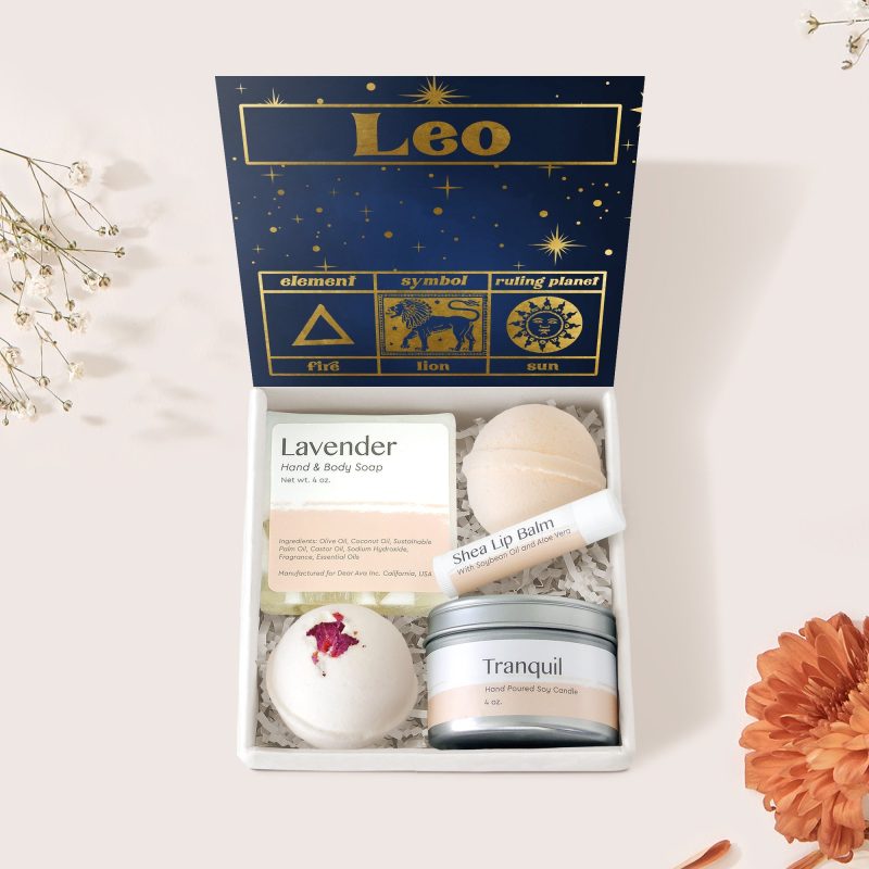 Leo Zodiac Gift Box Set - Dear Ava