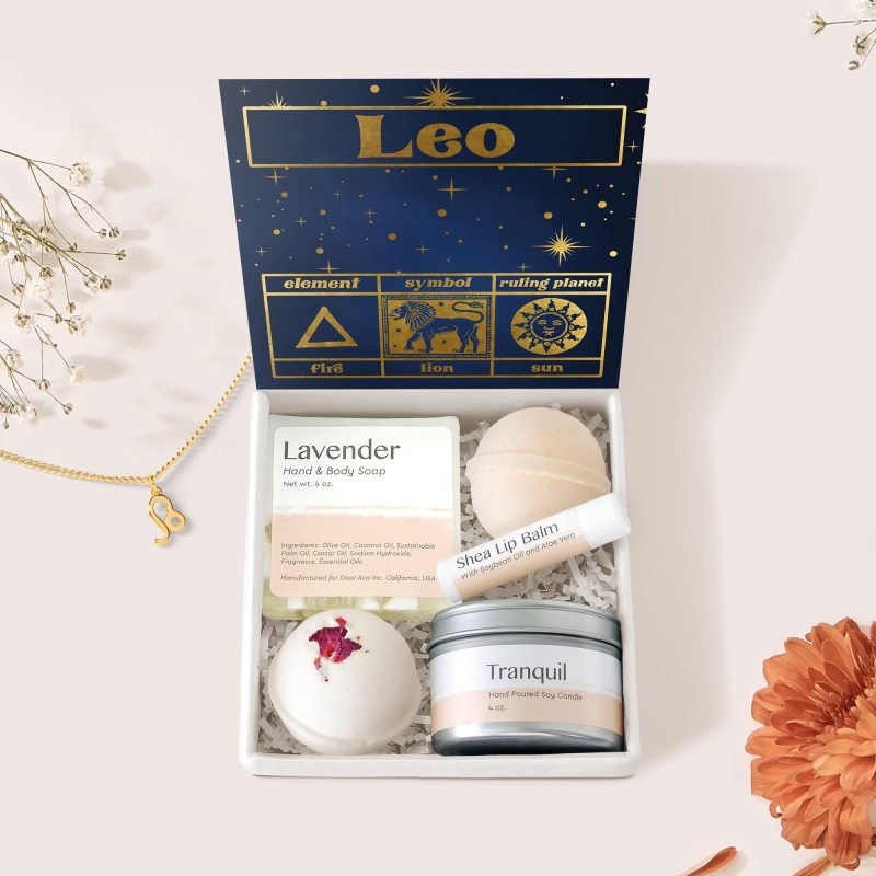 Leo Zodiac Gift Box Set - Dear Ava