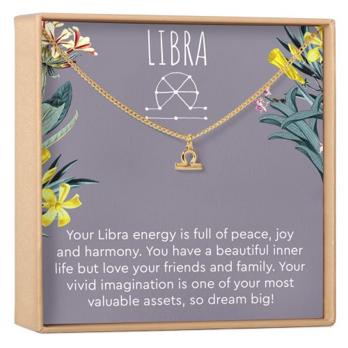 Libra Zodiac Gift Necklace - Dear Ava