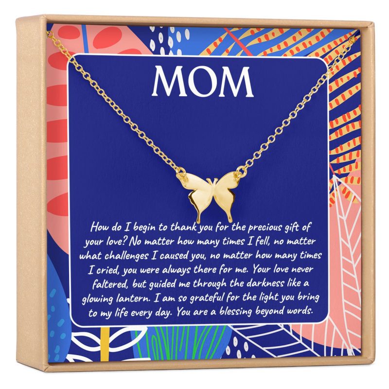 mom butterfly pendant necklace 526571