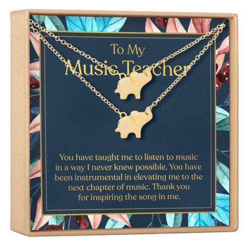 Music Teacher Necklace, Multiple Styles Jewelry - Dear Ava