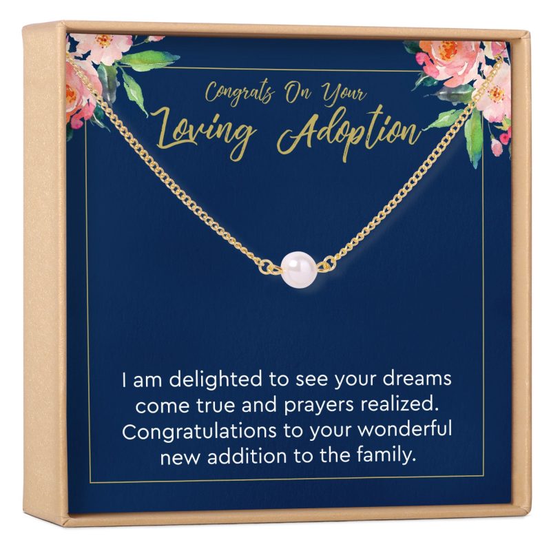 new adoption adoption shower gift pearl necklace 136325