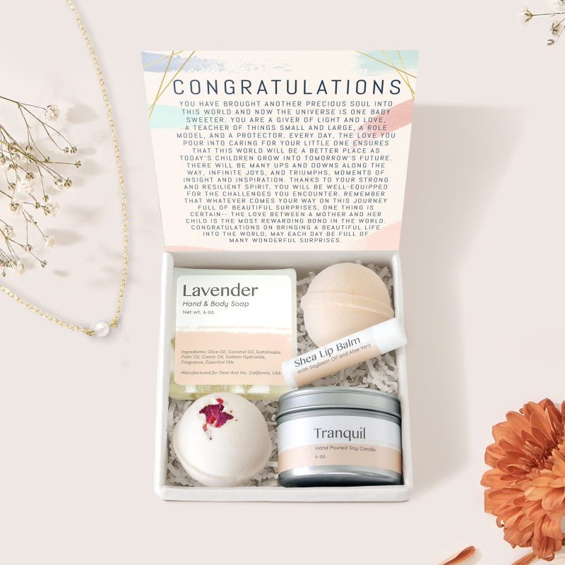 New Baby Pearl Necklace Gift Box Set - Dear Ava