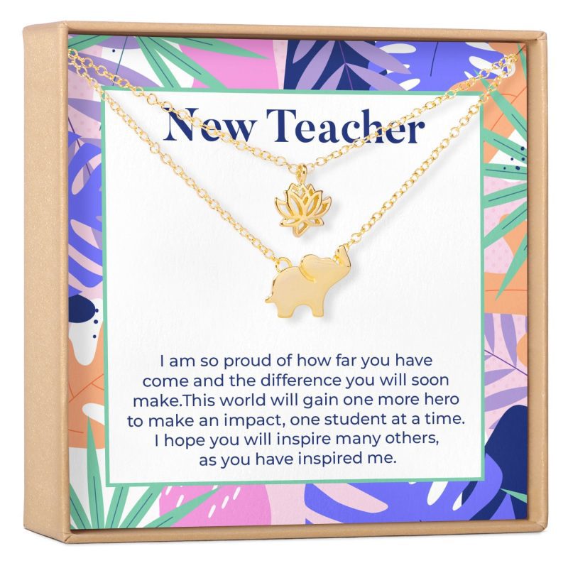 New Teacher Necklace, Multiple Styles Jewelry - Dear Ava