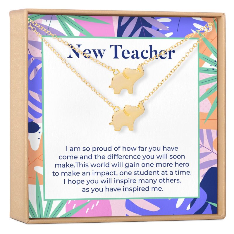 New Teacher Necklace, Multiple Styles Jewelry - Dear Ava