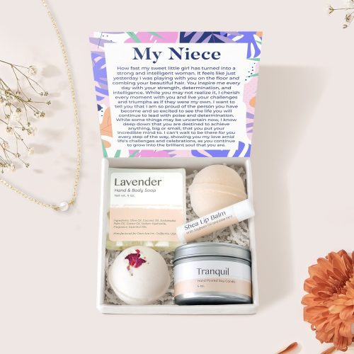 Niece Pearl Necklace Gift Box Set - Dear Ava