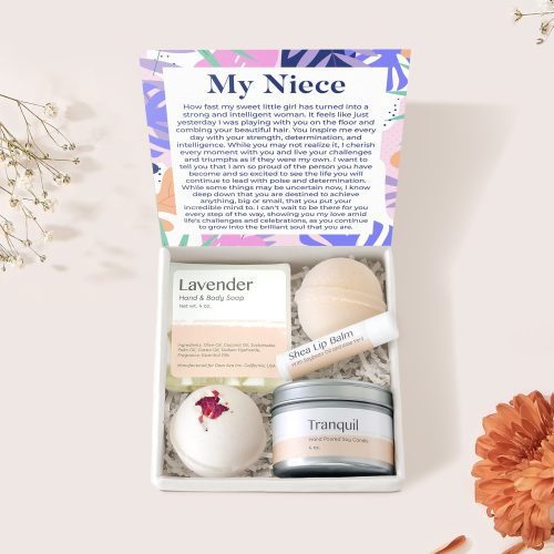 Niece Pearl Necklace Gift Box Set - Dear Ava