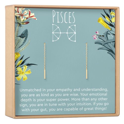 Pisces Zodiac Earrings - Dear Ava