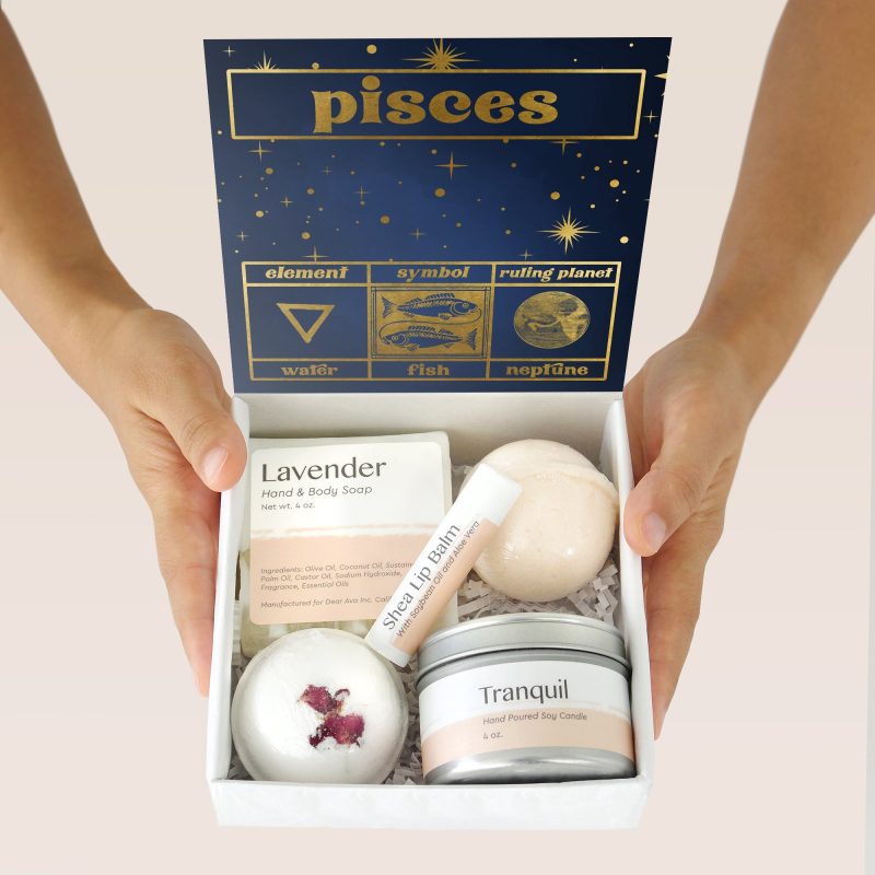 pisces zodiac gift box set 355974