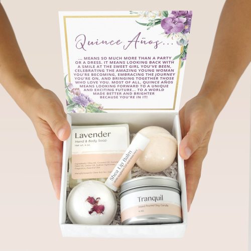 quinceanera spa gift box 328856