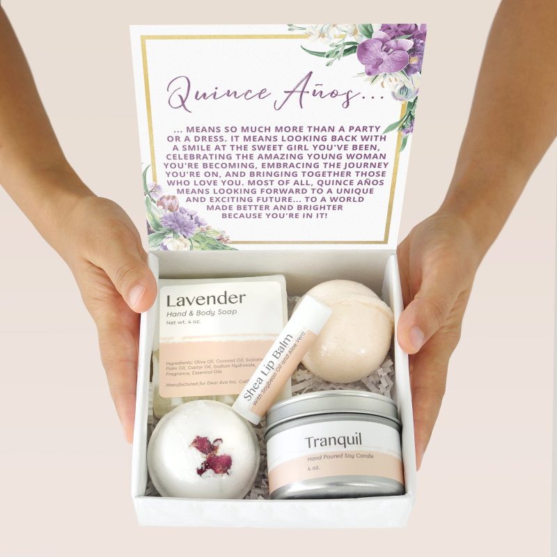 quinceanera spa gift box 710720