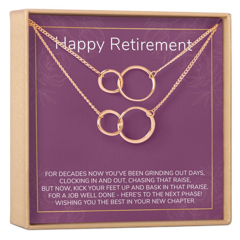 Retirement Necklace, Multiple Styles - Dear Ava