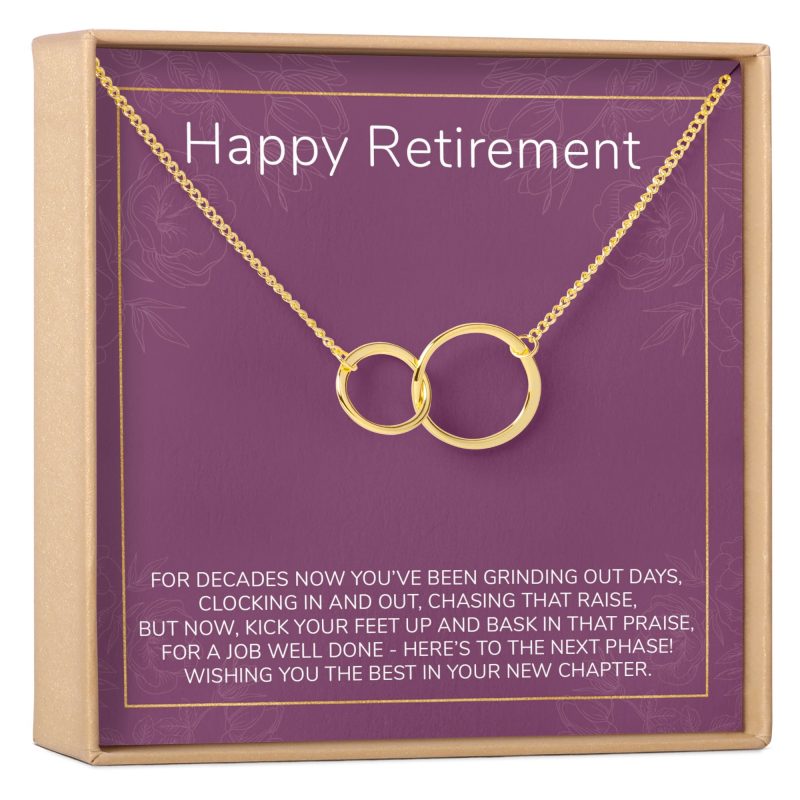 Retirement Necklace, Multiple Styles - Dear Ava