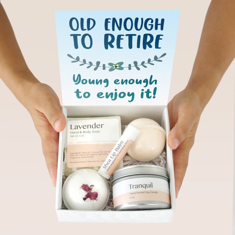 retirement spa gift box 291551