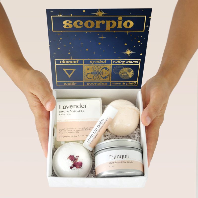 scorpio zodiac gift box set 486523