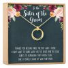 Sister of the Groom Necklace - Dear Ava