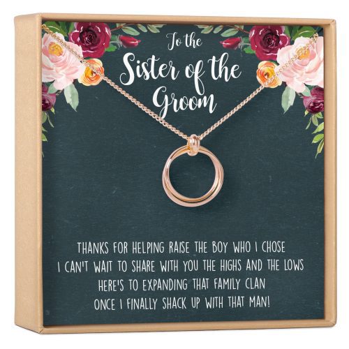 Sister of the Groom Necklace - Dear Ava