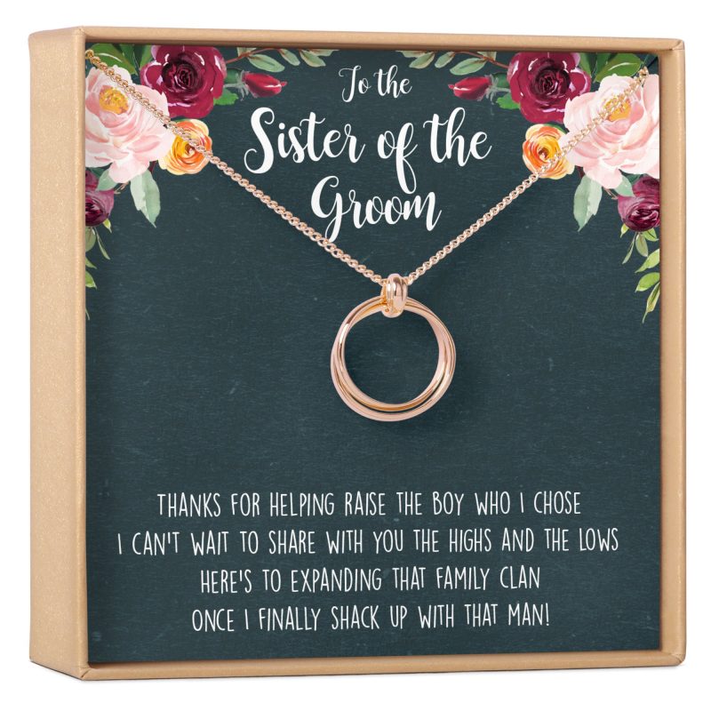 Sister of the Groom Necklace - Dear Ava