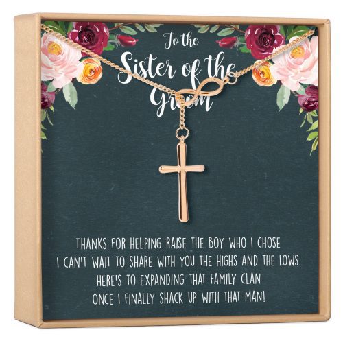 Sister of the Groom Necklace - Dear Ava