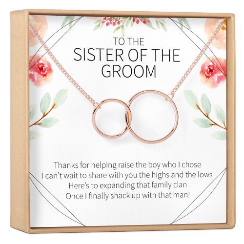 Sister of the Groom Necklace - Dear Ava