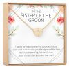 Sister of the Groom Necklace - Dear Ava