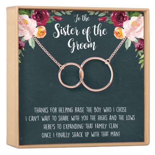 Sister of the Groom Necklace - Dear Ava