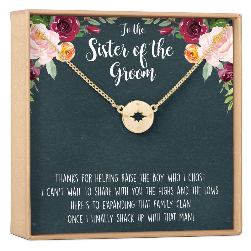 Sister of the Groom Necklace - Dear Ava