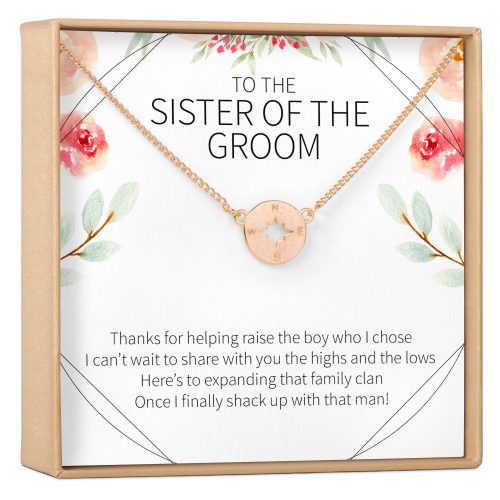 Sister of the Groom Necklace - Dear Ava