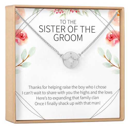 Sister of the Groom Necklace - Dear Ava