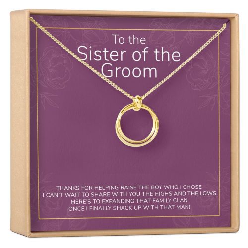 Sister of the Groom Necklace - Dear Ava