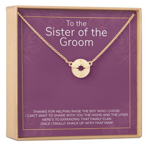 Sister of the Groom Necklace - Dear Ava